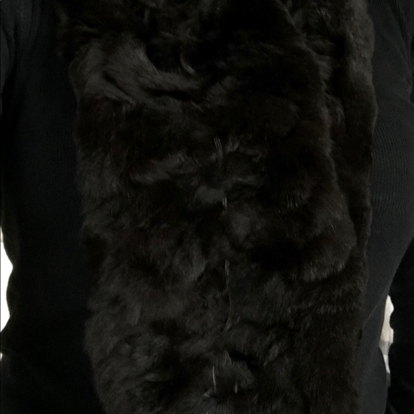 Rex Rabbit Fur Scarf - Picture 3 of 3